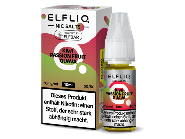 Elfliq by Elfbar Kiwi Passion Fruit Guava 10mg