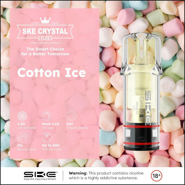 Crystal Plus Pods - Cotton Ice