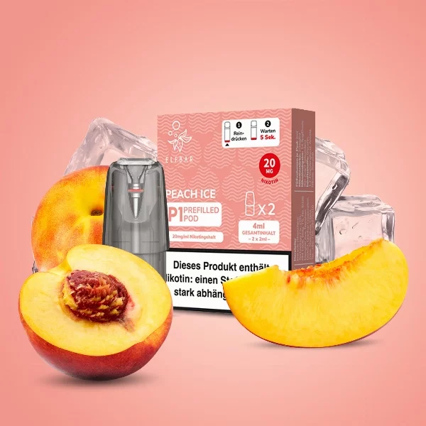 Elfbar Mate Pod - Peach Ice