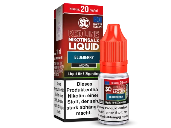 SC-Red Line-Blueberry - Nikotinsalz Liquid 20 mg