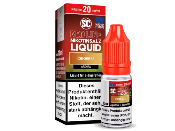 SC-Red Line- Caramel - Nikotinsalz Liquid 10 mg