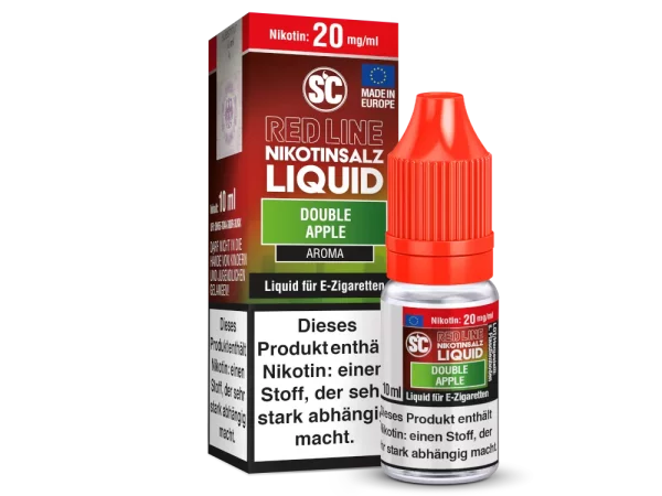 SC-Red Line- Double Apple - Nikotinsalz Liquid 10 mg