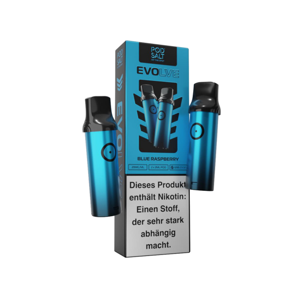 Pod Salt Evolve - Blue Raspberry 2x2ml Pod - 20mg