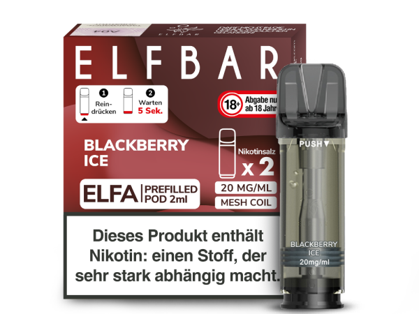 ELFA CP Prefilled Pod- Blackberry Ice