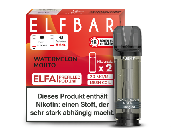 ELFA CP Prefilled Pod- Watermelon Mojito