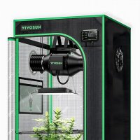 VIVOSUN Growbox Komplettset - 80 x 80 x 180 cm