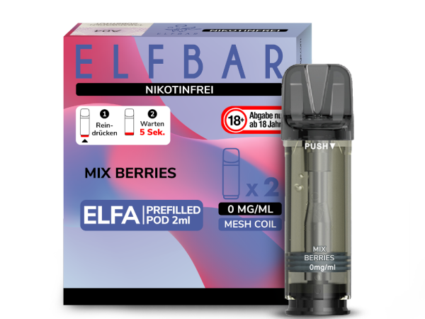 ELFA CP Prefilled Pod - Mix Berries 0mg