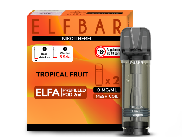 ELFA CP Prefilled Pod - Tropical Fruit 0mg