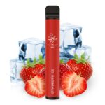 Elfbar Vape mit 600 Zügen in der fruchtigen Geschmacksrichtung Strawberry Ice mit 20mg Nikotin